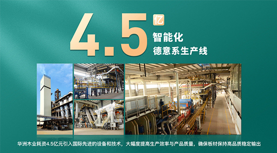 引進(jìn)頂尖設(shè)備，只為一張好板材！